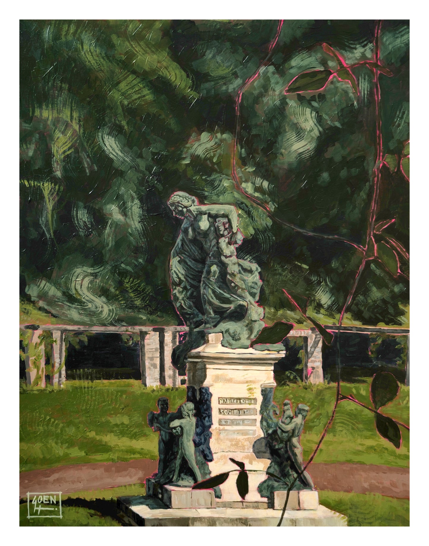 "I Carry Your Love In My Every Stride" Print