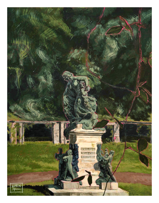 "I Carry Your Love In My Every Stride" Print